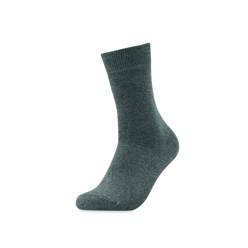 Logo trade promotional merchandise image of: Pair of socks in gift box M