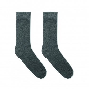 Logo trade promotional giveaways image of: Pair of socks in gift box M