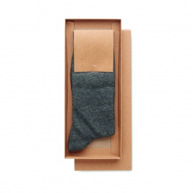 Logo trade corporate gifts image of: Pair of socks in gift box M