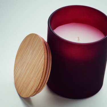 Logo trade promotional gifts picture of: Plant based wax candle 200 gr