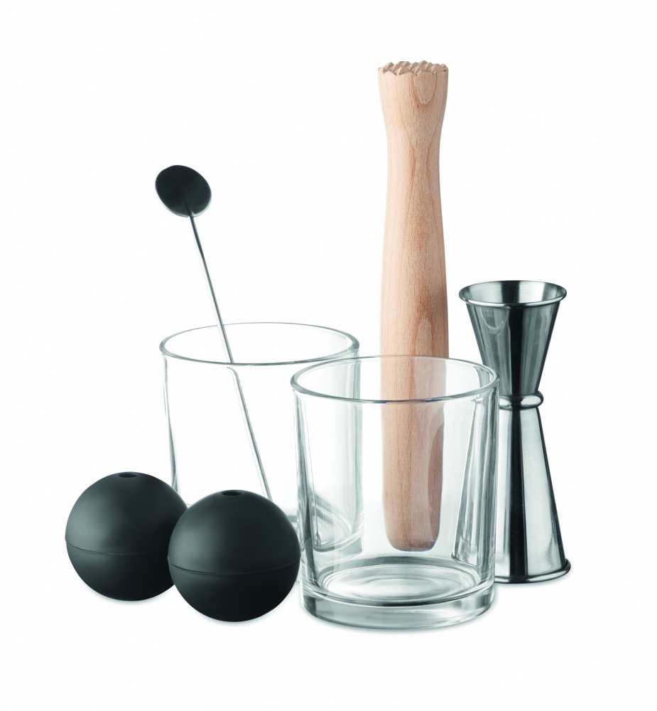 Logotrade promotional item image of: Set of 7 pieces cocktail set