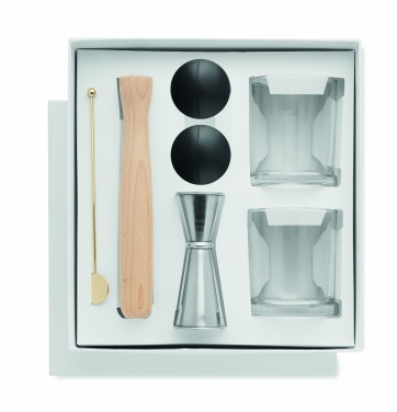 Logotrade business gift image of: Set of 7 pieces cocktail set