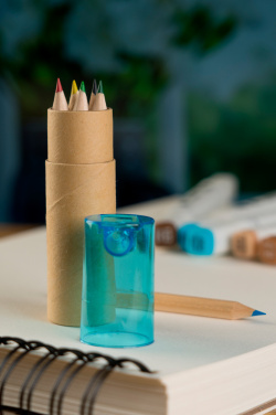 Logo trade promotional items picture of: Wooden crayons BECKY