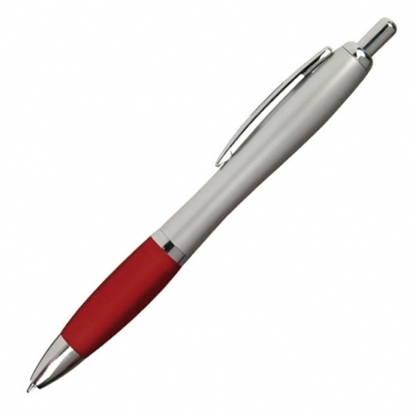 Logo trade promotional gifts image of: Plastic ballpen ST. PETERSBURG