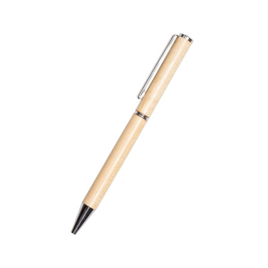 Logo trade promotional gifts image of: Wooden ballpen HEYWOOD