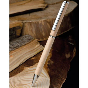 Logotrade advertising product image of: Wooden ballpen HEYWOOD