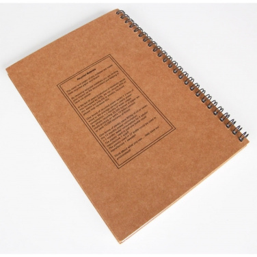 Logo trade promotional products image of: A5 ECO Notepad KENTWOOD