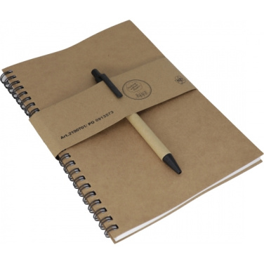 Logotrade promotional merchandise photo of: A5 ECO Notepad KENTWOOD