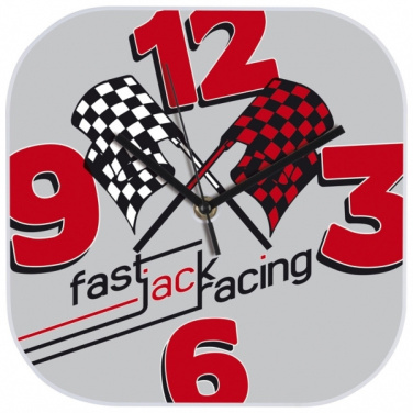 Logo trade corporate gifts image of: Wall clock with all over clock face BEL AIR