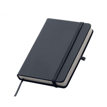 Logo trade business gift photo of: A6 note book LUBECK