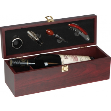 Logo trade promotional merchandise picture of: Wine box JESOLO