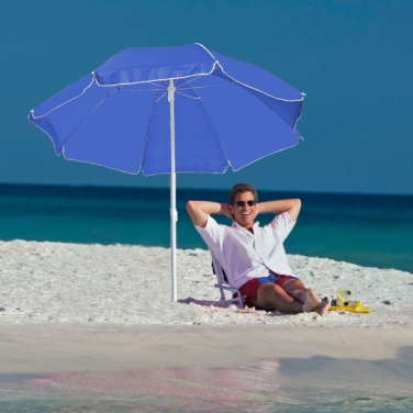 Logo trade promotional merchandise photo of: Beach umbrella FORT LAUDERDALE