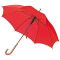 Wooden automatic umbrella NANCY, red