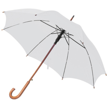 Logotrade promotional product picture of: Wooden automatic umbrella NANCY