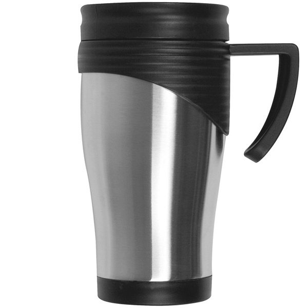 Logo trade advertising product photo of: Stainless steel thermo cup EL PASO 400 ml