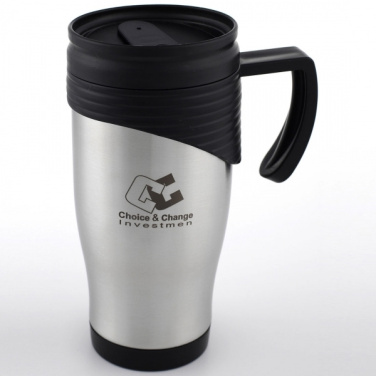 Logo trade promotional giveaways picture of: Stainless steel thermo cup EL PASO 400 ml