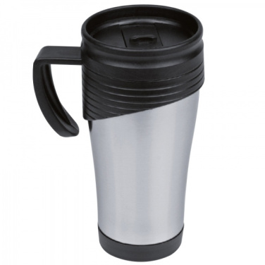 Logo trade advertising products image of: Stainless steel thermo cup EL PASO 400 ml