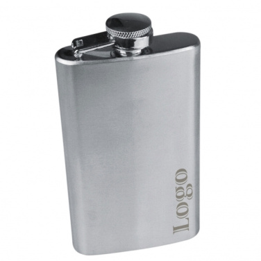 Logotrade promotional item picture of: Stainless steel hip flask FRESNO 104 ml