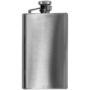 Logo trade promotional merchandise photo of: Stainless steel hip flask FRESNO 104 ml