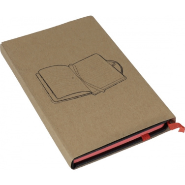 Logo trade corporate gifts picture of: Notebook A6 ROSTOCK