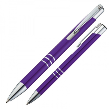 Logotrade promotional merchandise photo of: Metal ballpen ASCOT