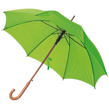 Logotrade promotional product image of: Wooden automatic umbrella NANCY