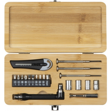 Logo trade promotional giveaways picture of: 22-piece tool set BERINGEN