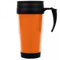 Plastic cup FORT WORTH 400 ml, orange