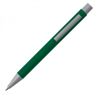 Logo trade promotional items picture of: Metal ballpen soft touch ABU DHABI