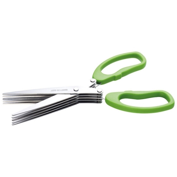 Logo trade promotional gift photo of: Chive scissors BILBAO