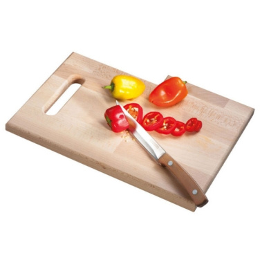 Logo trade promotional items image of: Wooden board with knife LIZZANO