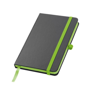 Logo trade business gift photo of: Notebook A6 ROSTOCK