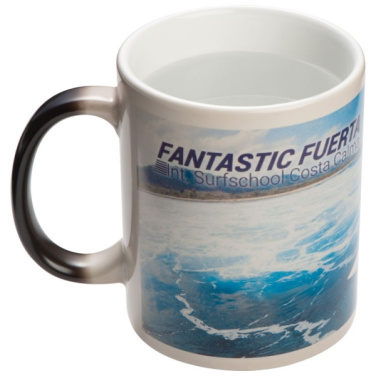 Logo trade advertising products image of: Colour-changing sublimation mug SIRMIONE 300 ml