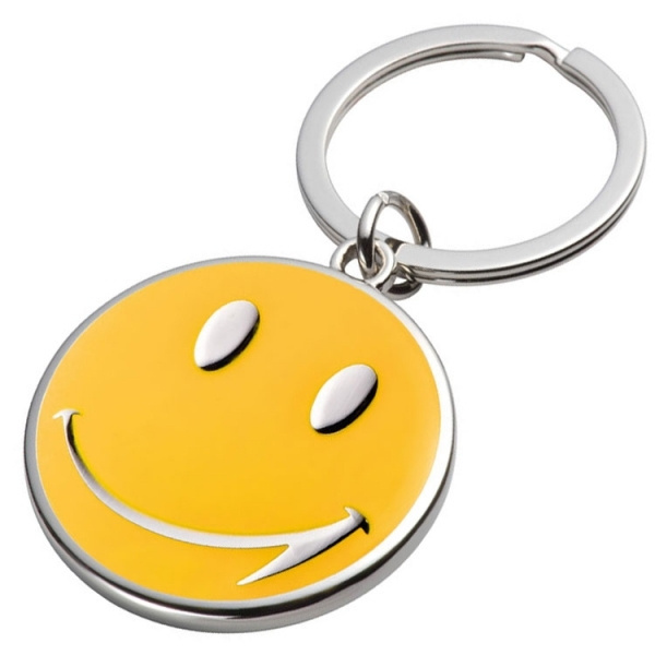 Logotrade business gift image of: Keyring SMILE