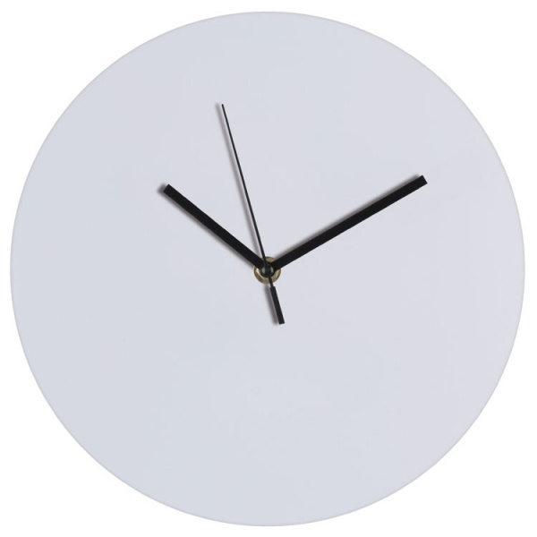 Logo trade promotional giveaways image of: Wall clock with allover clock face VENICE