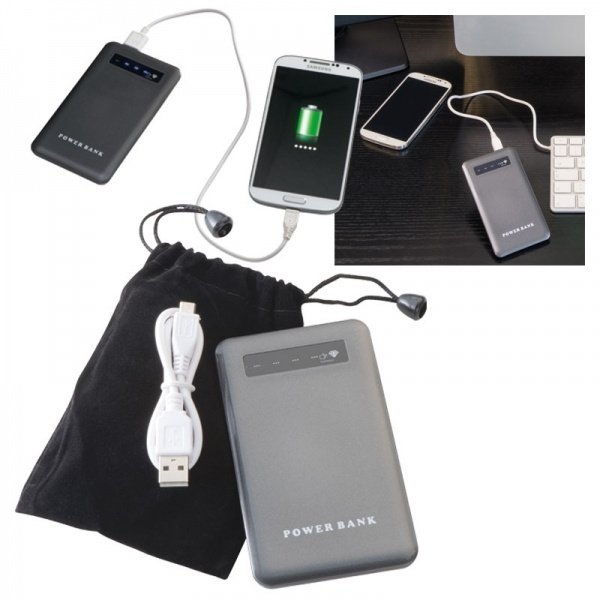 Logo trade promotional giveaway photo of: Power bank KINGSVILLE