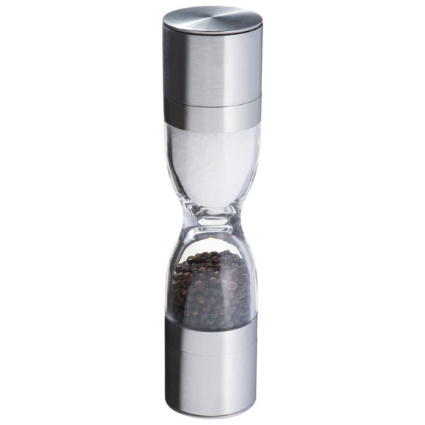 Logotrade promotional product picture of: Salt and pepper mill 2-in-1 ROME