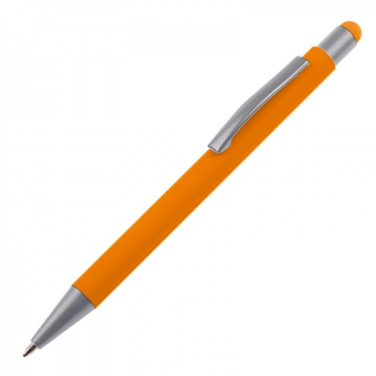 Logo trade advertising products image of: Metal ballpen touch pen soft touch SALT LAKE CITY