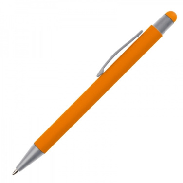 Logo trade promotional merchandise photo of: Metal ballpen touch pen soft touch SALT LAKE CITY