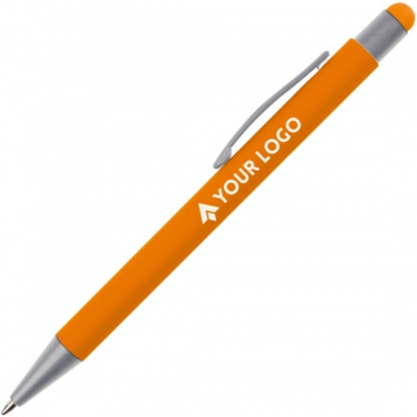 Logotrade promotional item image of: Metal ballpen touch pen soft touch SALT LAKE CITY