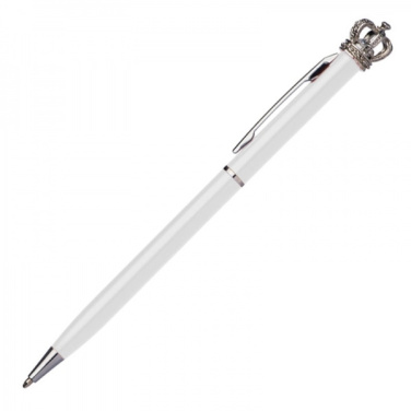 Logo trade promotional merchandise photo of: Metal ballpen KINGS PARK