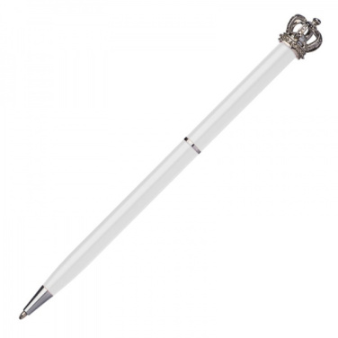 Logo trade promotional items image of: Metal ballpen KINGS PARK