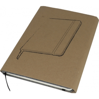 Logotrade promotional product picture of: Notebook A5 BREMEN