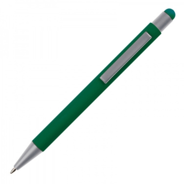 Logo trade promotional merchandise picture of: Metal ballpen touch pen soft touch SALT LAKE CITY