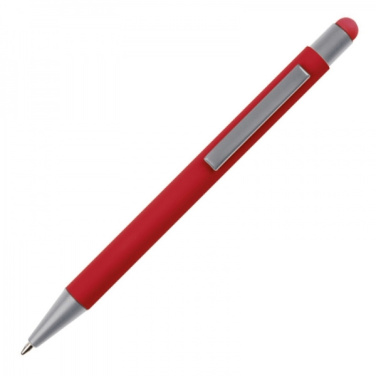 Logo trade corporate gift photo of: Metal ballpen touch pen soft touch SALT LAKE CITY