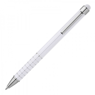 Logotrade promotional product image of: Metal ballpen with touch pen LUEBO