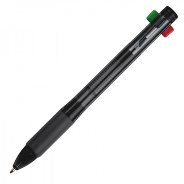 Logo trade corporate gift photo of: Plastic ballpen 4in1 NEAPEL