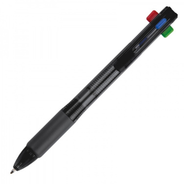 Logotrade promotional gift picture of: Plastic ballpen 4in1 NEAPEL