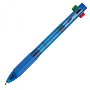 Logo trade advertising products picture of: Plastic ballpen 4in1 NEAPEL