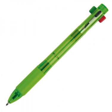 Logotrade promotional gift picture of: Plastic ballpen 4in1 NEAPEL